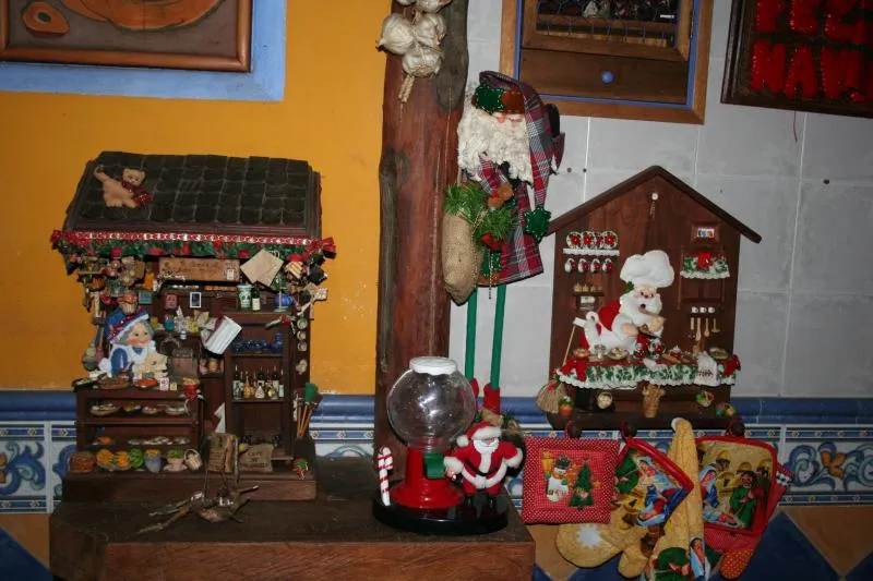 069 arreglo navideño en paño lency y madera - Belén de Maritza ...