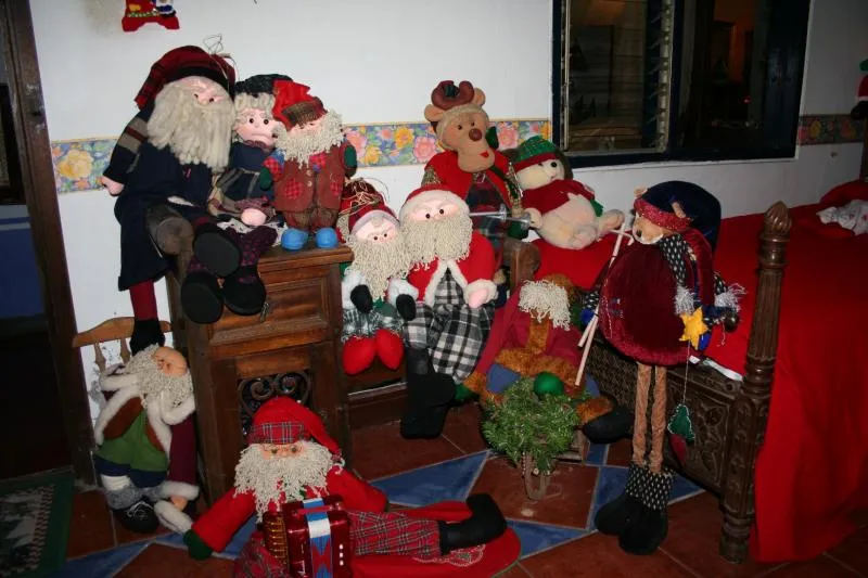 092 muñecos de navidad en trapo y paño lency - Belén de Maritza ...