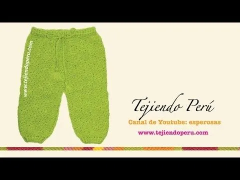 Crochet pantalon bebé - Imagui