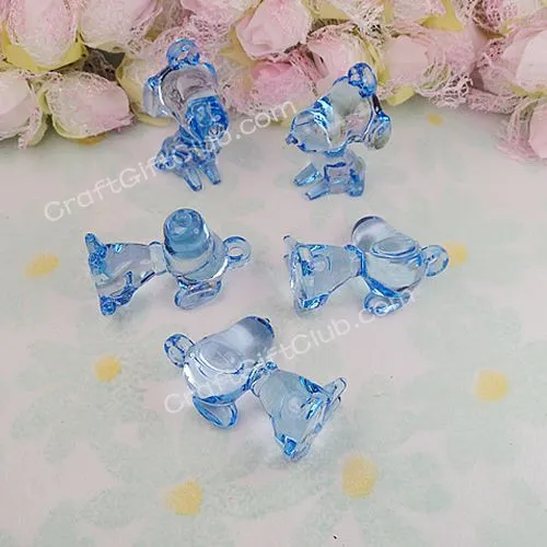 10 100 Snoopy Dog Acrylic Bead Baby Shower Confetti Decorate Pink ...