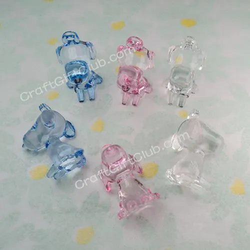 10 100 Snoopy Dog Acrylic Bead Baby Shower Confetti Decorate Pink ...