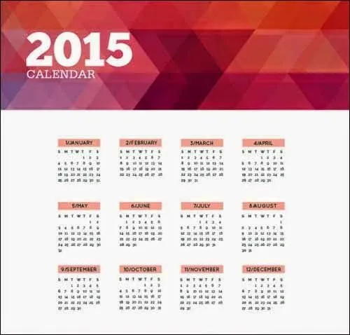 10 calendarios 2015 editables y listos para imprimir | Recursos ...