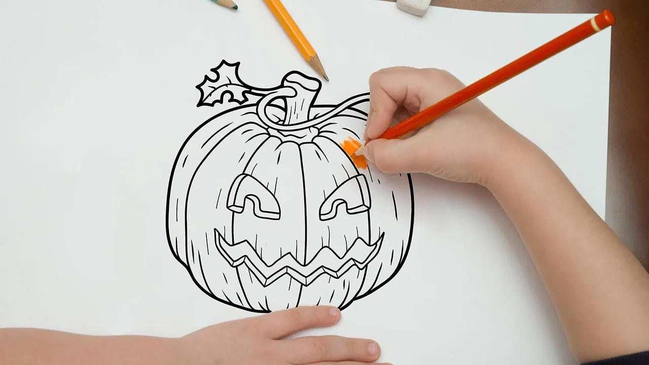 10 dibujos de calabazas de Halloween para colorear