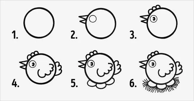 10 Dibujos de círculos fáciles de realizar con los niños ...