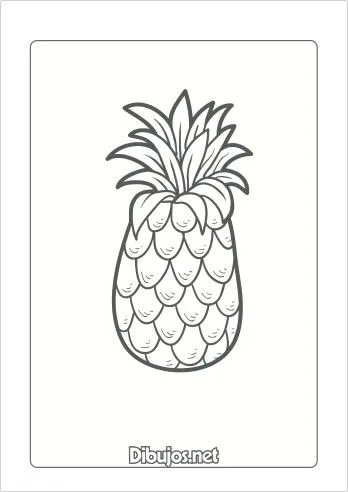 10 Dibujos de frutas para imprimir y colorear - Dibujos.net