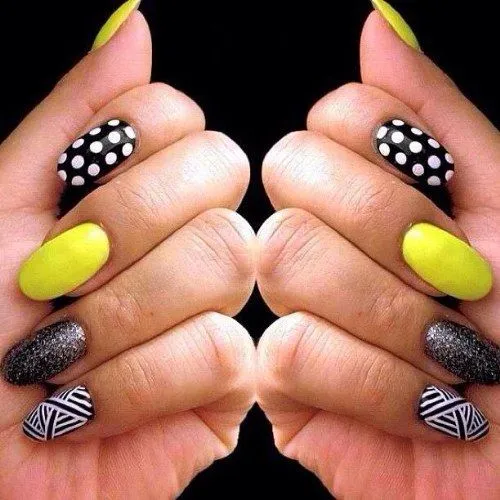 10 lindos diseños para tus uñas de color amarillas para este ...