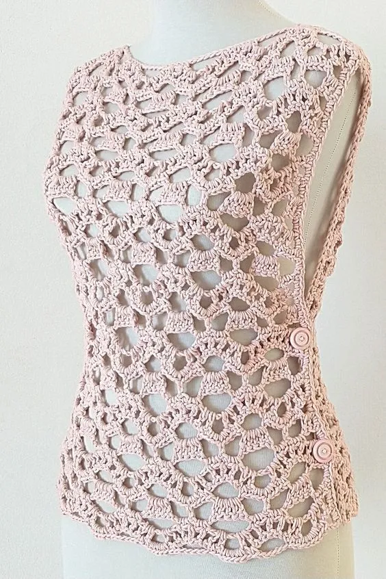 10 Patrones de Blusas a crochet - Crochetisimo