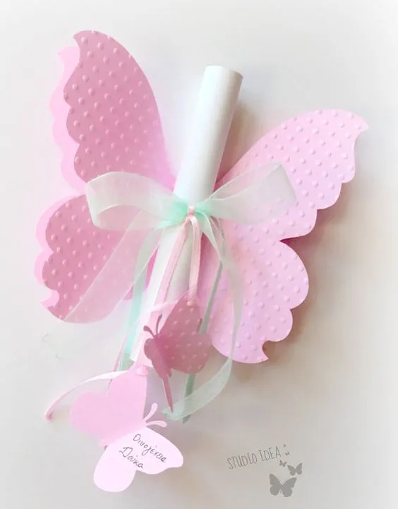 10 personalizado mariposa invitación - Baby Shower, cumpleaños ...