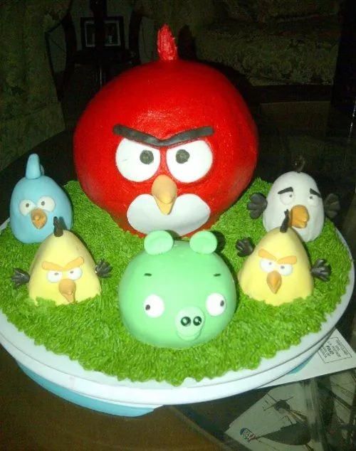 10 tortas graciosas con motivos de Angry Birds | Tuiioblog