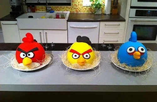 10 tortas graciosas con motivos de Angry Birds | Tuiioblog