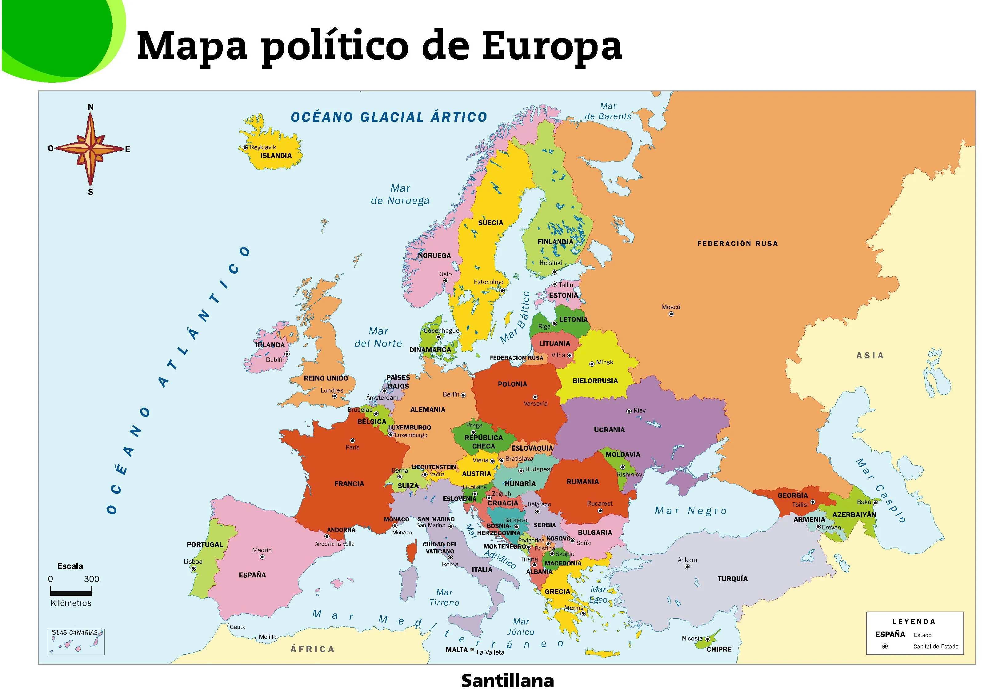 MAPAS FÍSICOS, POLÍTICOS Y MUDOS DE EUROPA | JUGANDO Y APRENDIENDO