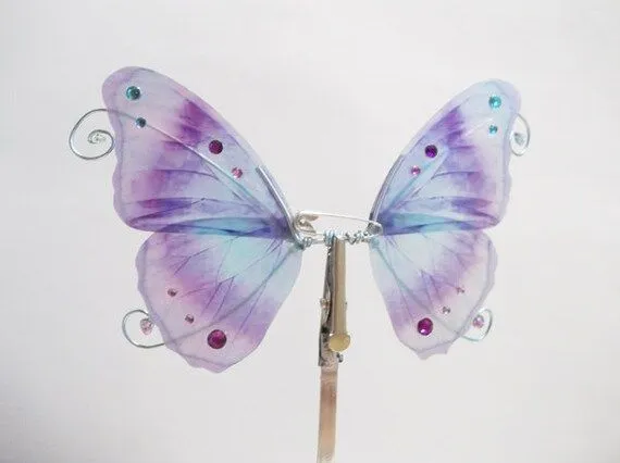 1/15 OOAK Alas de mariposa para Muñecas Morpho Azul por Mei4life