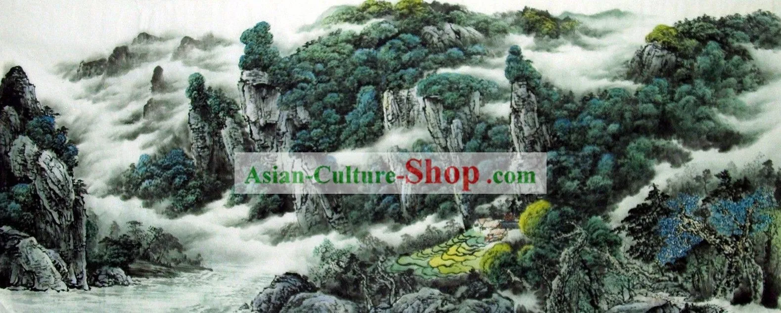 117. La pintura de paisaje chino - Escena Guilin 117. La pintura de paisaje chino - Escena Guilin