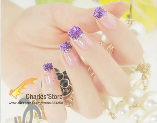 12 colores nuevo 2015 moda Glitter brillante uñas Glitter polvo ...