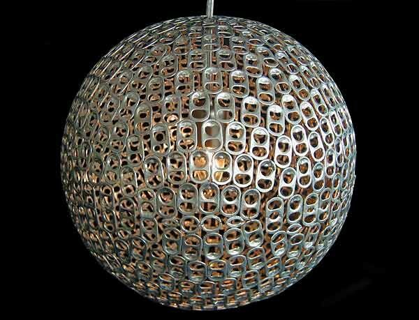 12 lámparas hechas con materiales reciclados | Decoracion de ...