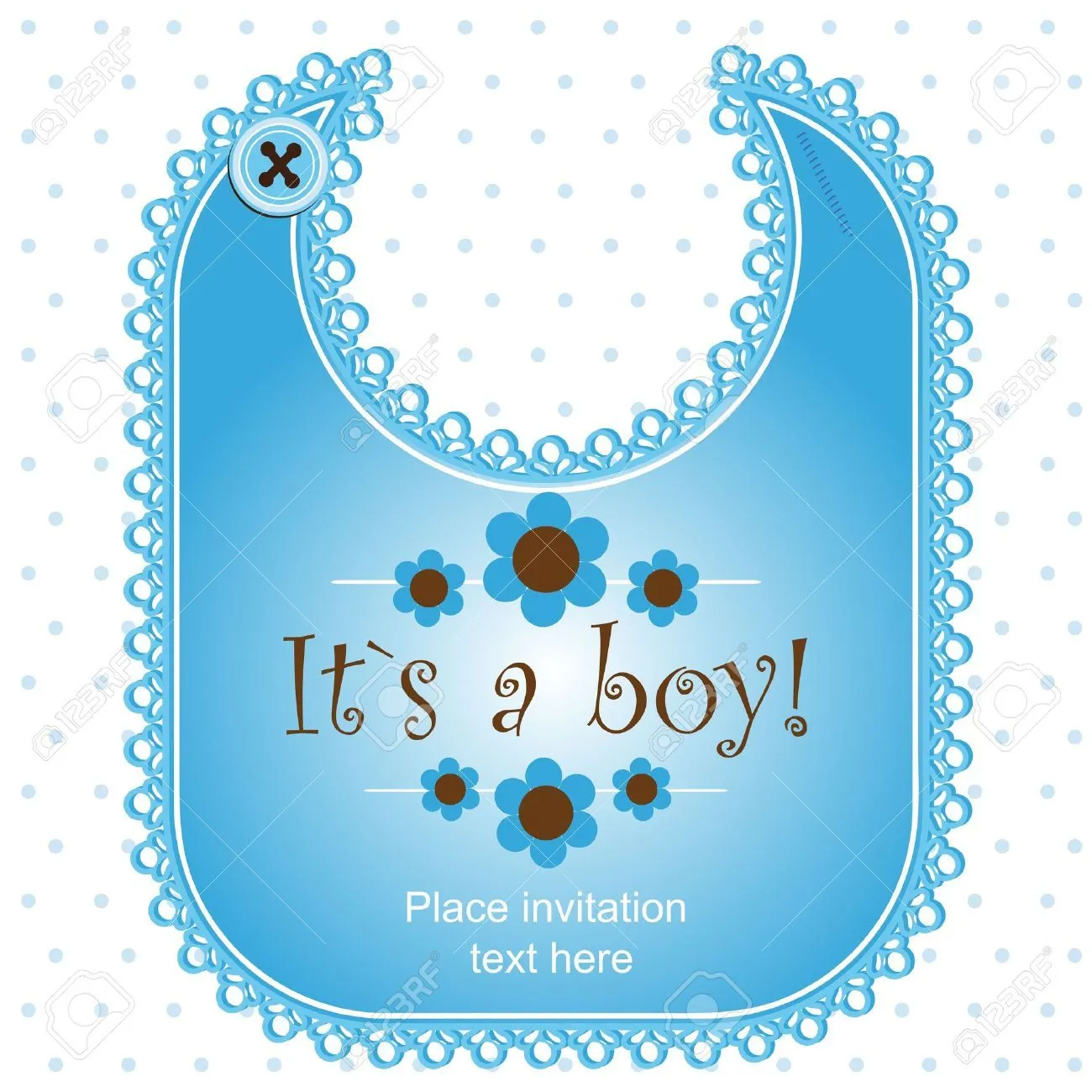 12486110-baby-shower-card-with ...
