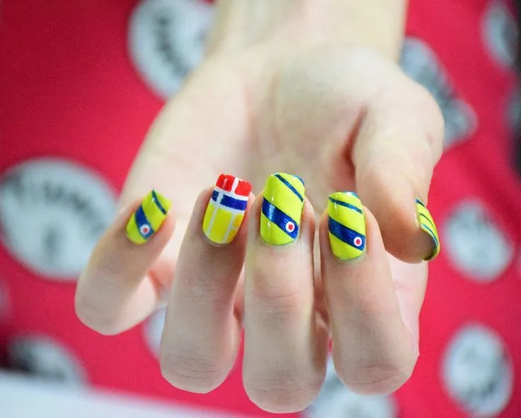 Más de 15 fotos de uñas decoradas con la bandera de Colombia ...