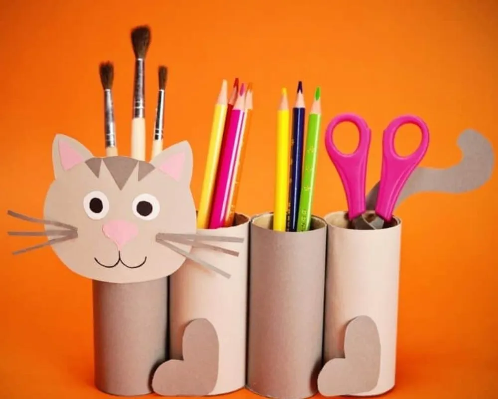 15 geniales manualidades para niños con rollos de papel