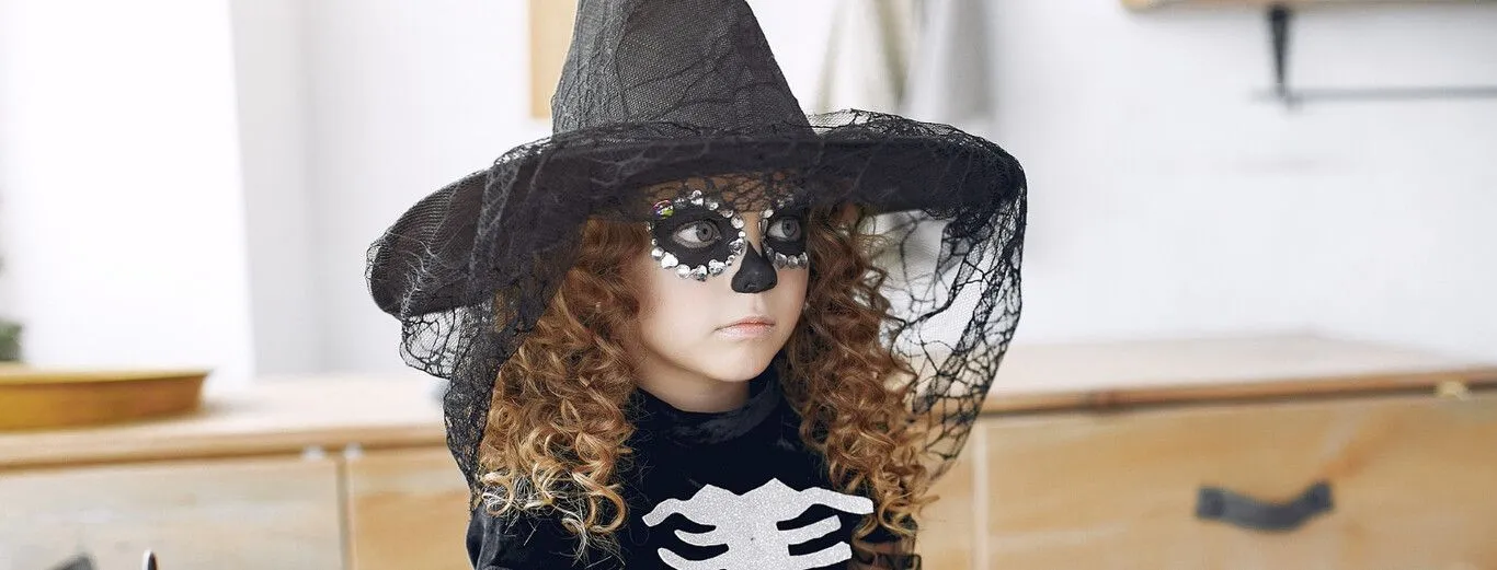 15 maquillajes de Halloween para niños, fáciles y terroríficos