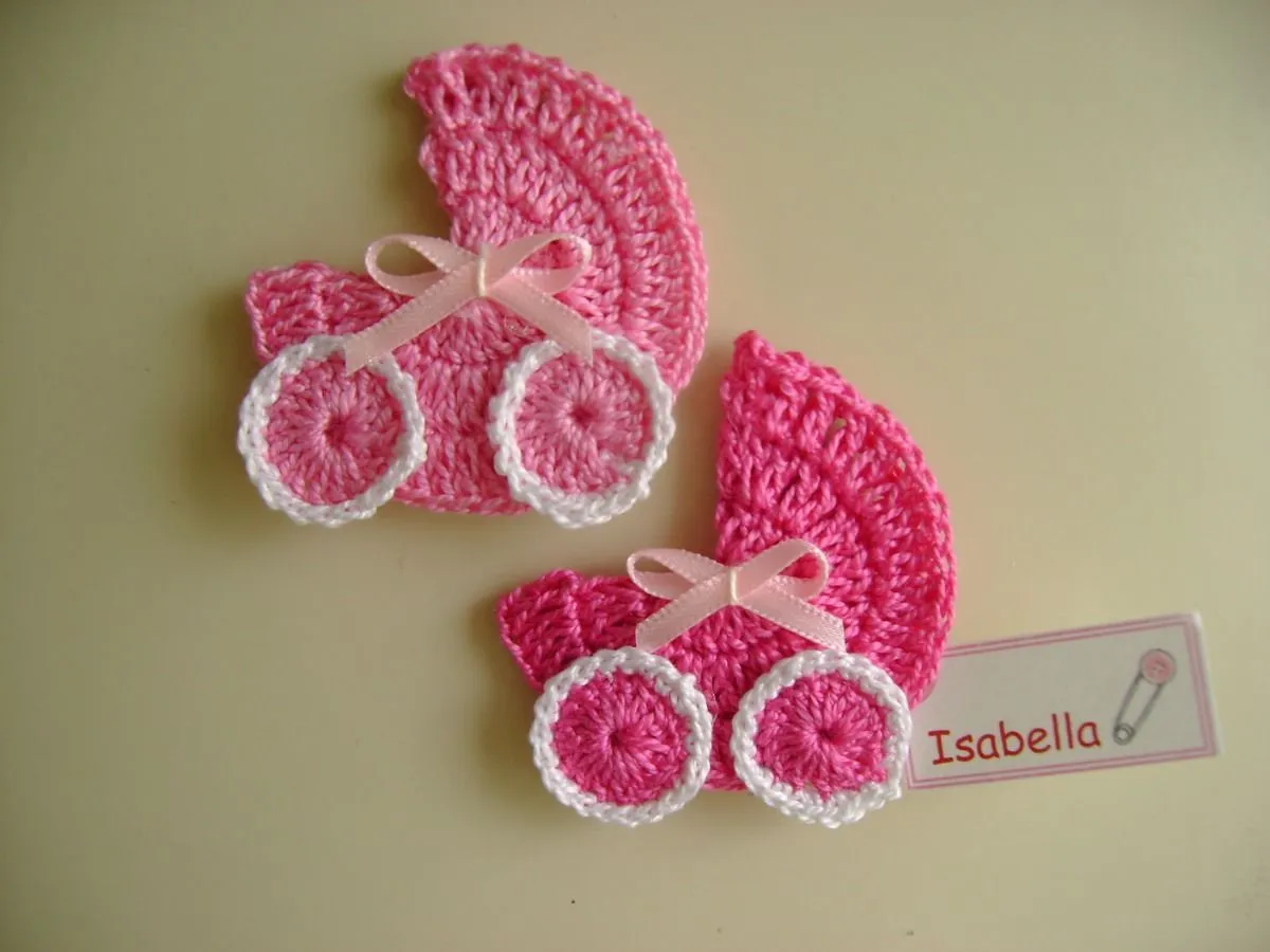15 opciones de recuerdos para baby shower a crochet | Recuerdos ...
