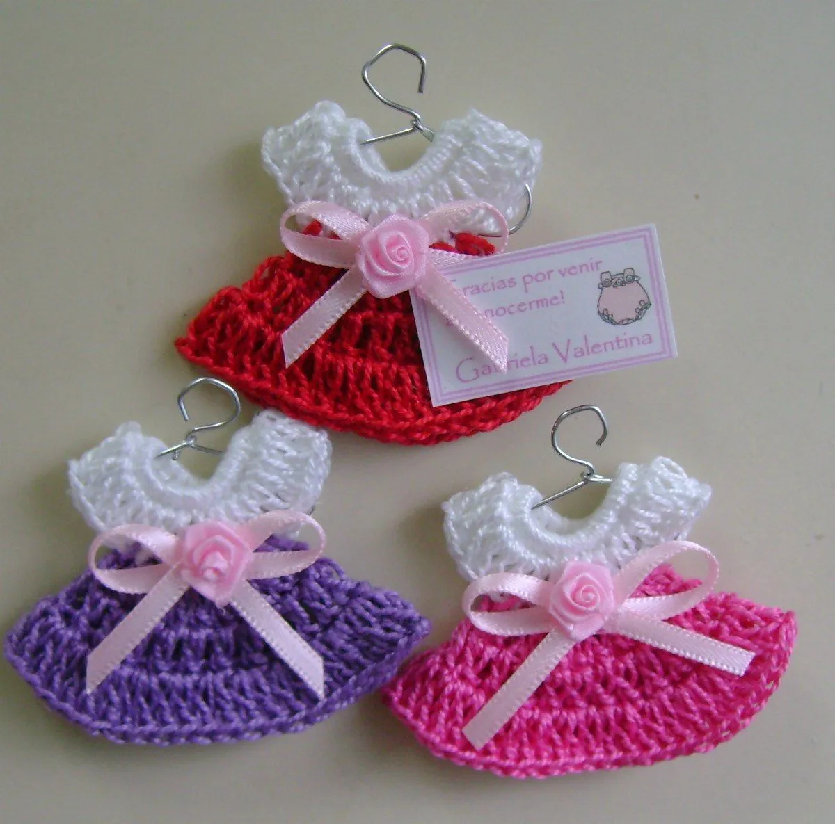 15 opciones de recuerdos para baby shower a crochet Recuerdos ...