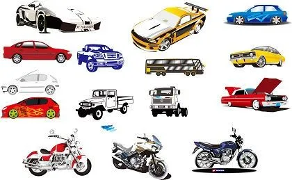 15 Vector Motorcycle and Car | Free Vector Graphics | All Free Web ...