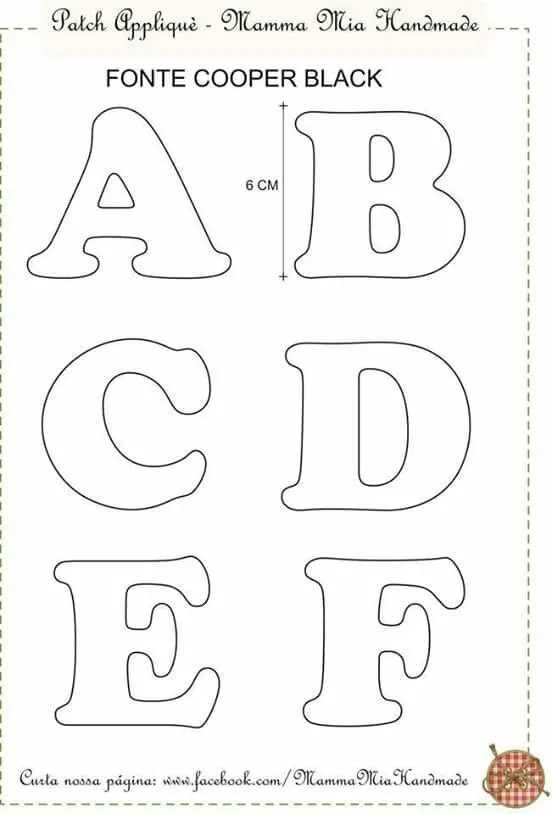 16 ideas de Moldes de letras | moldes de letras, letras grandes para  imprimir, letras para imprimir