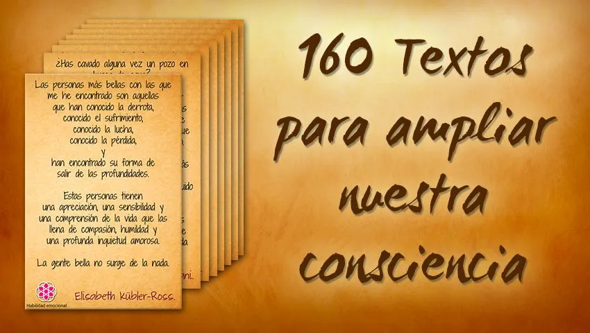 160 Textos para ampliar nuestra consciencia | Inteligencia ...