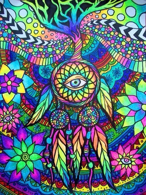 17 Best images about DIBUJOS PSICODELICOS on Pinterest | Hippy art ...