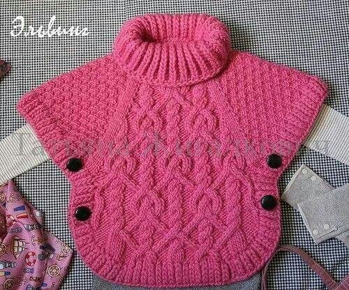Poncho para niña, ideal ! | BEBÉ-NIÑO en crochet y lana | Pinterest