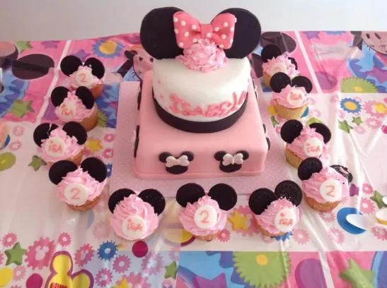 Pastel Minnie Mouse. | Tortas decoradas, ponqués, cakes y algo más ...