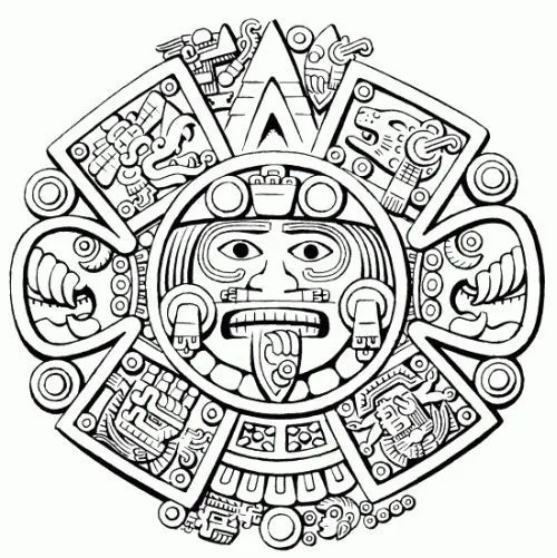 17 beste ideeën over Aztecas Dibujos op Pinterest - Calendario ... 17 beste ideeën over Aztecas Dibujos op Pinterest - Calendario ...
