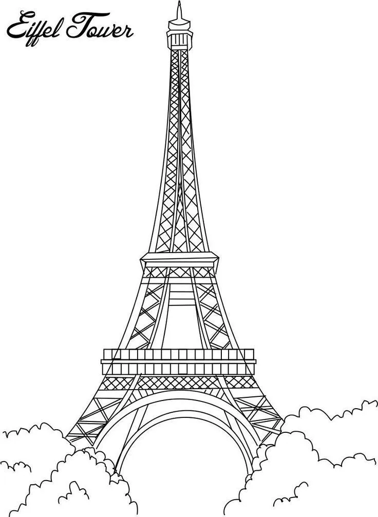 17 beste ideeën over Torre Eiffel Dibujo op Pinterest ...