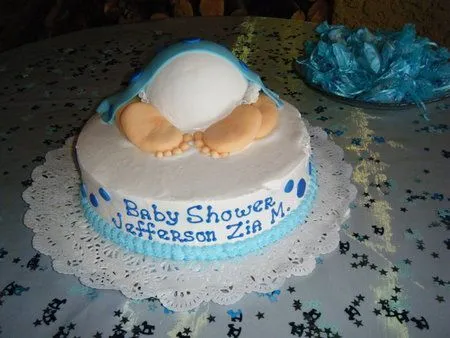 17 lindos pasteles para un baby shower de niño