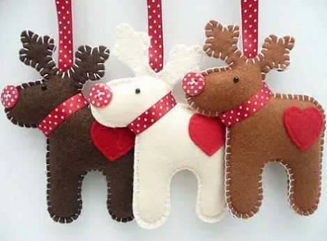 17 mejores ideas sobre Adornos De Navidad De Fieltro en Pinterest ... 17 mejores ideas sobre Adornos De Navidad De Fieltro en Pinterest ...