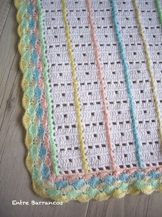Crochet, mantas para bebés on Pinterest | Baby Blankets, Afghans ...