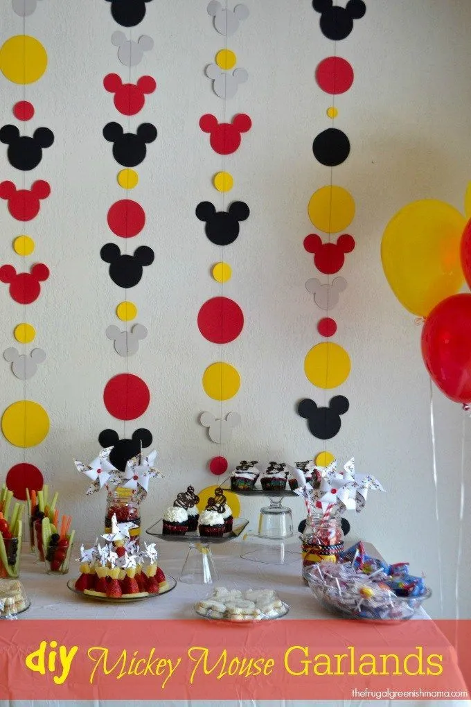 17 mejores ideas sobre Decoraciones De Mickey Mouse en Pinterest ...