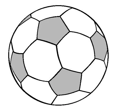 Dibujo de pelota de futbol para colorear - Imagui | Tarjetas ...