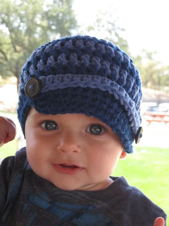 Gorro tejido a crochet de niño en etsy.com | Yo Utilísima | Crochê ...