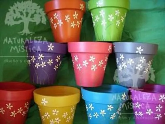 MACETAS O MATERAS on Pinterest | Painted Pots, Painted Flower Pots ...