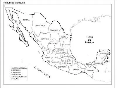 17 mejores ideas sobre Republica Mexicana Con Nombres en Pinterest ...