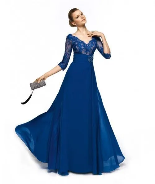 17 mejores ideas sobre Vestidos Azul Rey Largos en Pinterest ...