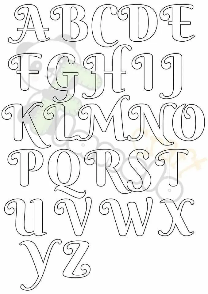 170 ideas de Moldes letras | letras, moldes de letras, modelos de letras