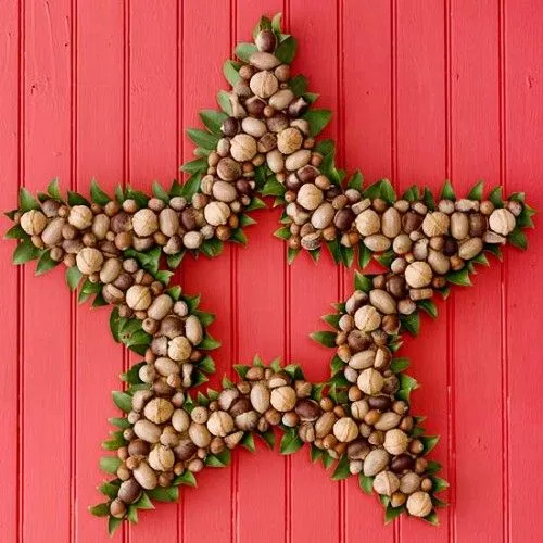 18 ideas para coronas navideñas originales - Guía de MANUALIDADES 18 ideas para coronas navideñas originales - Guía de MANUALIDADES