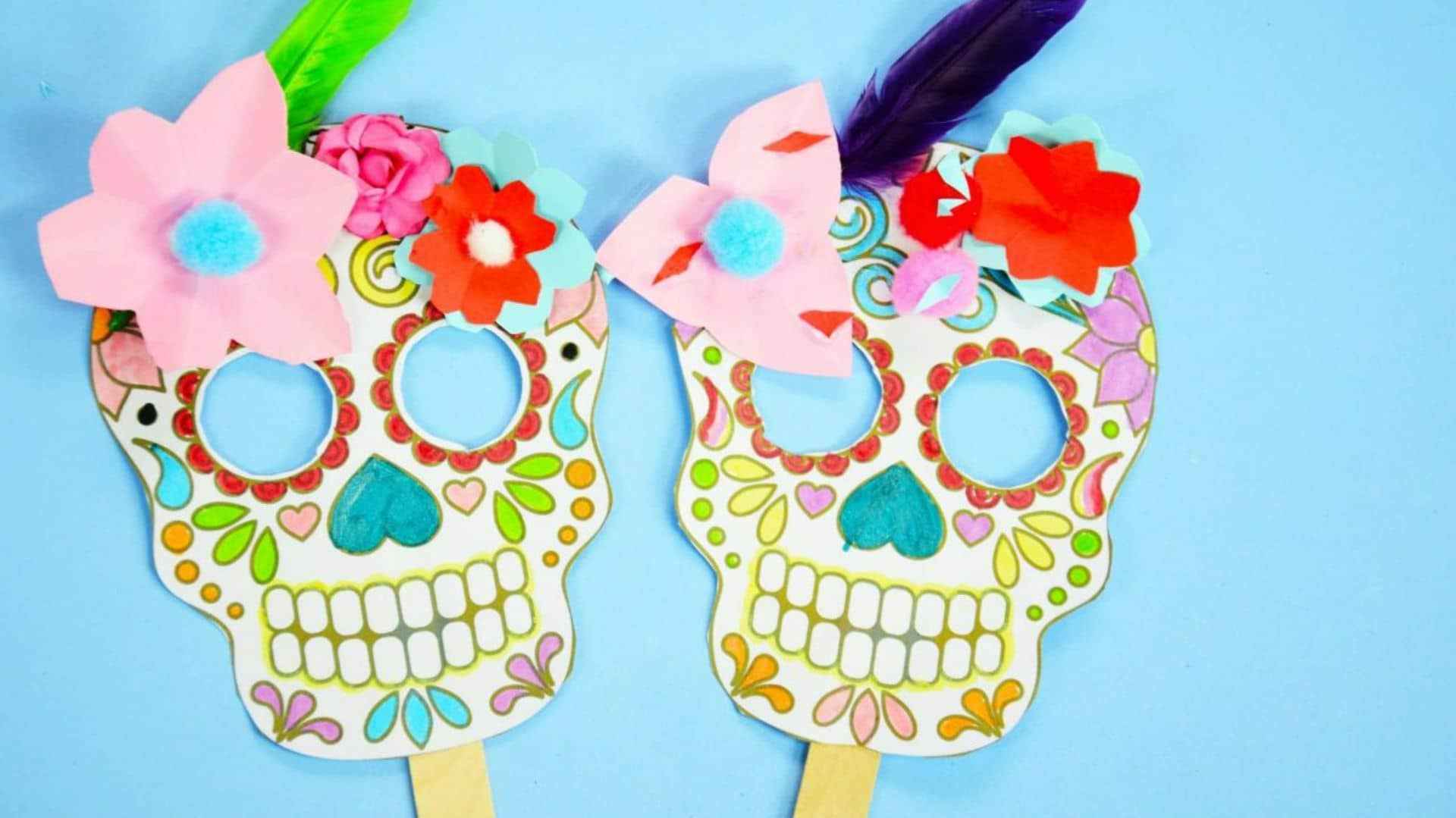 18 manualidades para Día de Muertos, ¡creativas y coloridas!