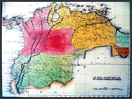 Mapa de la gran colombia 1830 - Imagui