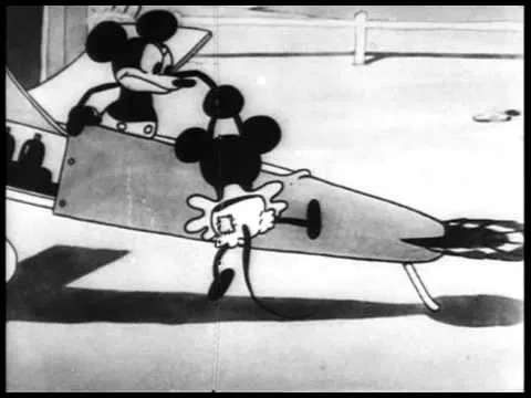 1928_plane crazy (los viejos cortos de disney, dibujos animados ...