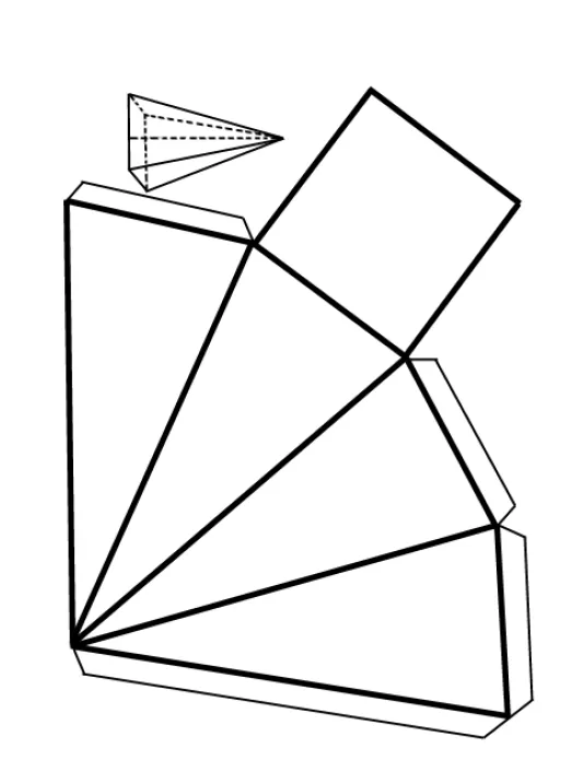 Dibujos de prismas y piramides - Imagui