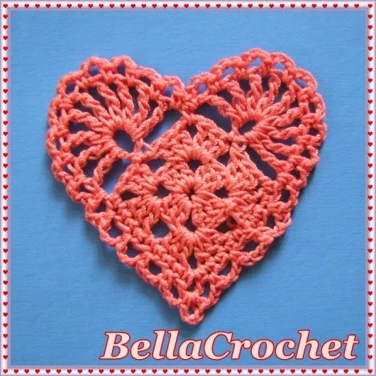 20+ Crochet patrones de corazón para el día de San Valentín y más ...