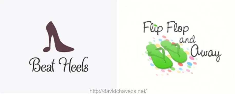 20 diseños de logotipos creativos para zapatos - Paperblog